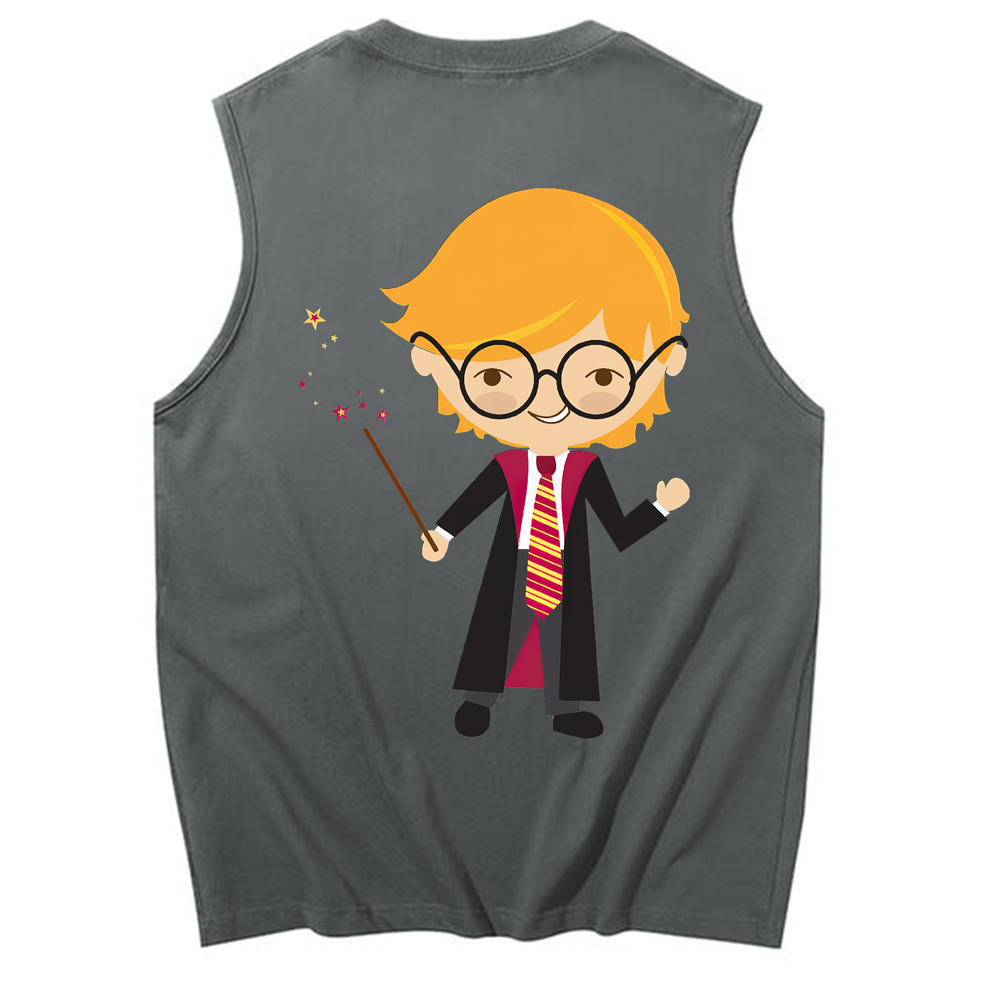 （画像用） Harry Potter ハリー・ポッターシリーズ コットン100％タンクトップ（背面プリント）